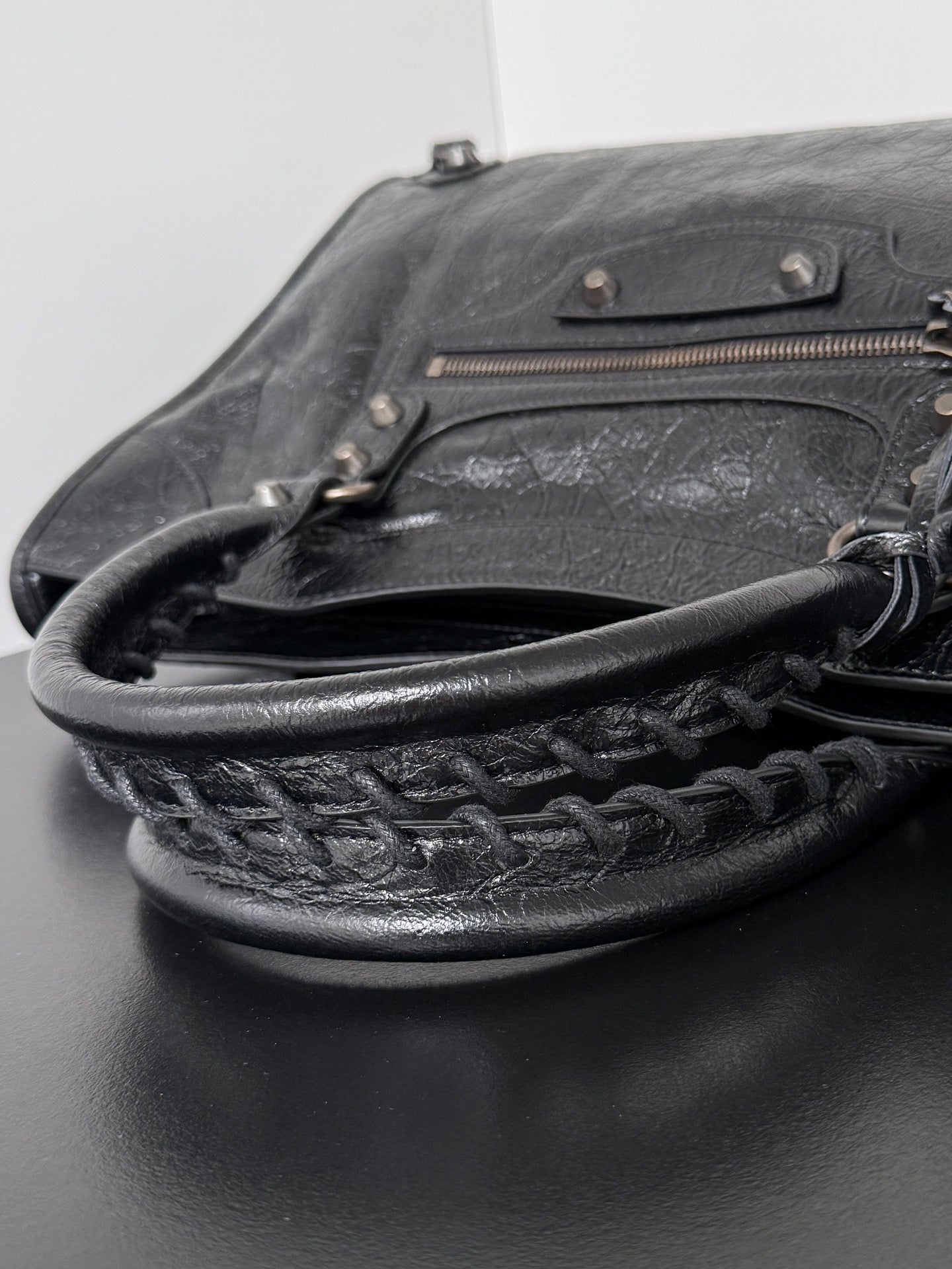 Black Medium Balenciaga Le City Bag