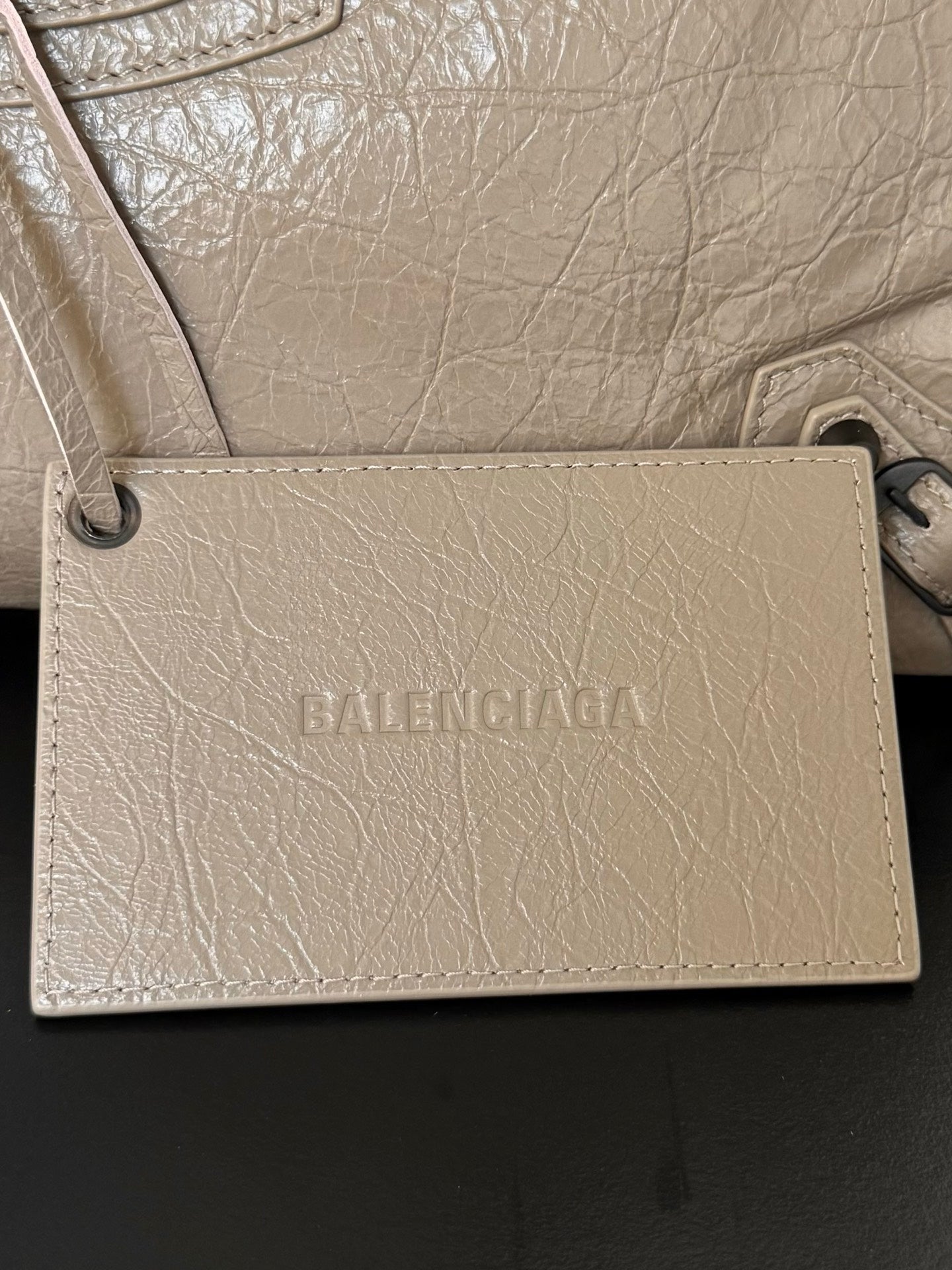 Beige Medium Balenciaga Le City Bag