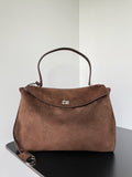 Brown Suede Medium Balenciaga Rodeo Bag