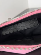 Small Pink Balenciaga Denim Le Cagole Bag