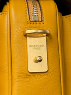 Balenciaga Le 7 Shoulder Bag in “Curry”