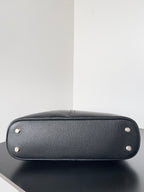 Balenciaga Locker Medium Hobo Shoulder Bag – Black Grained Leather