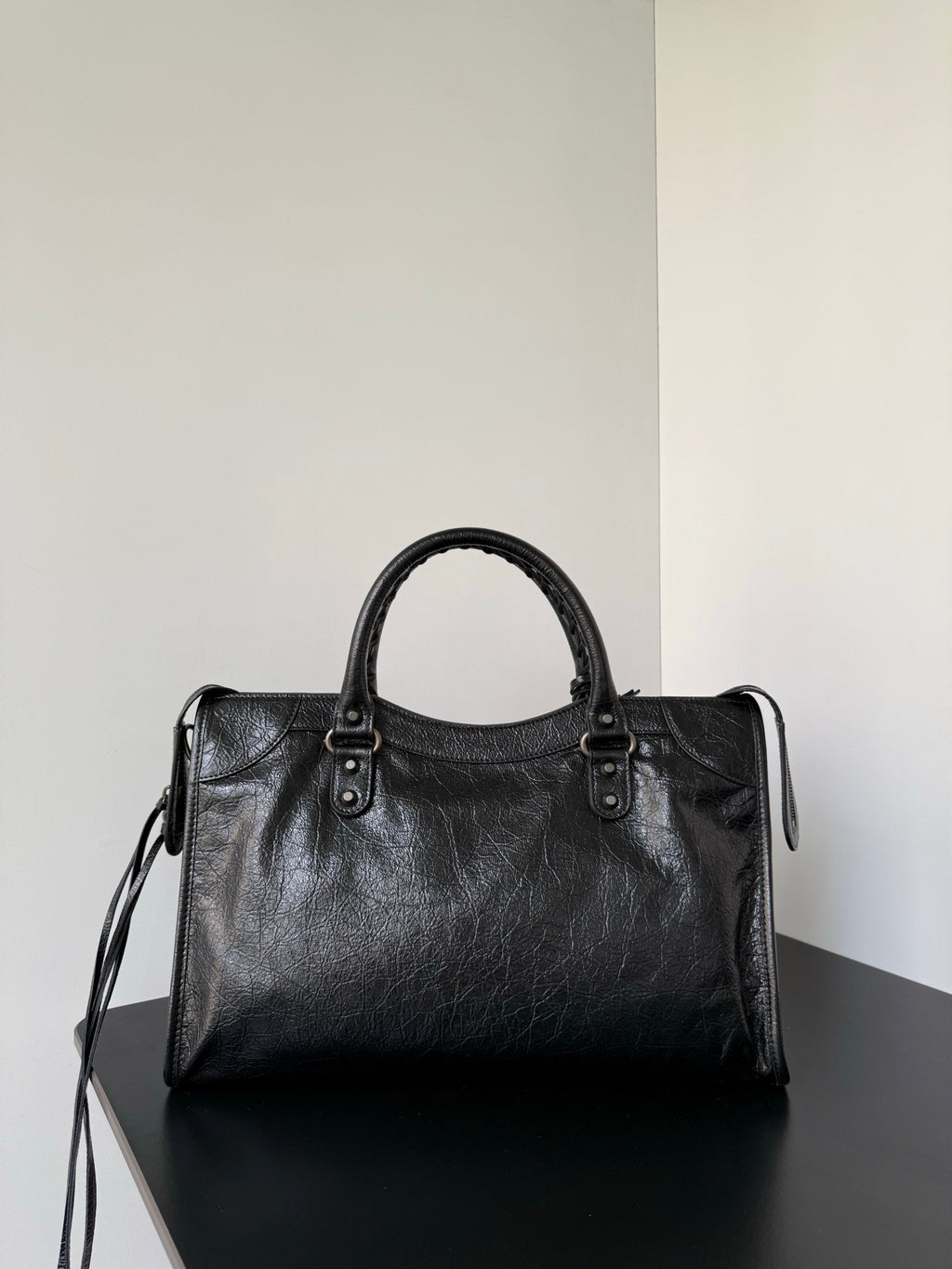 Black Medium Balenciaga Le City Bag