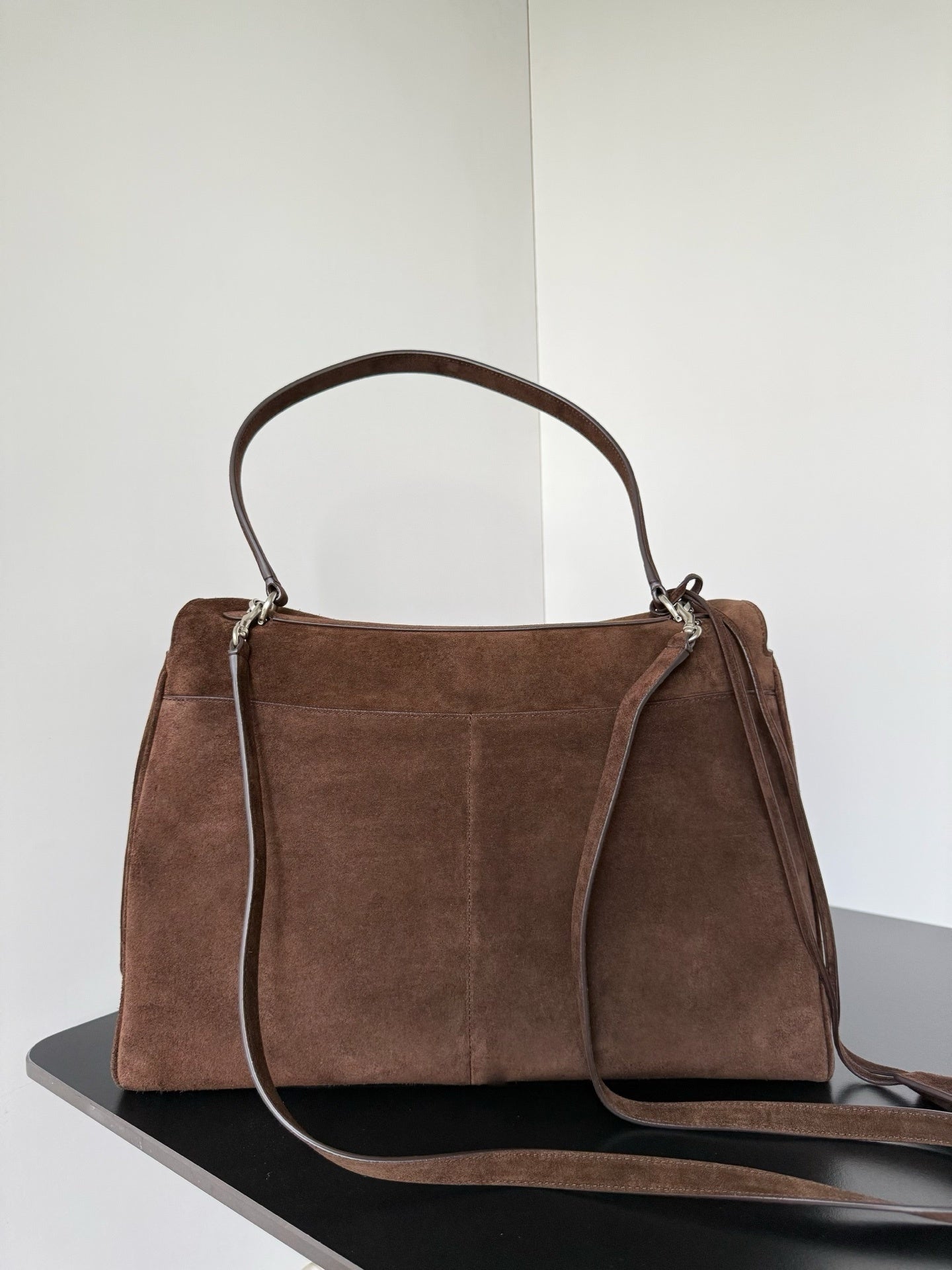 Brown Suede Medium Balenciaga Rodeo Bag