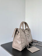 Beige Medium Balenciaga Le City Bag