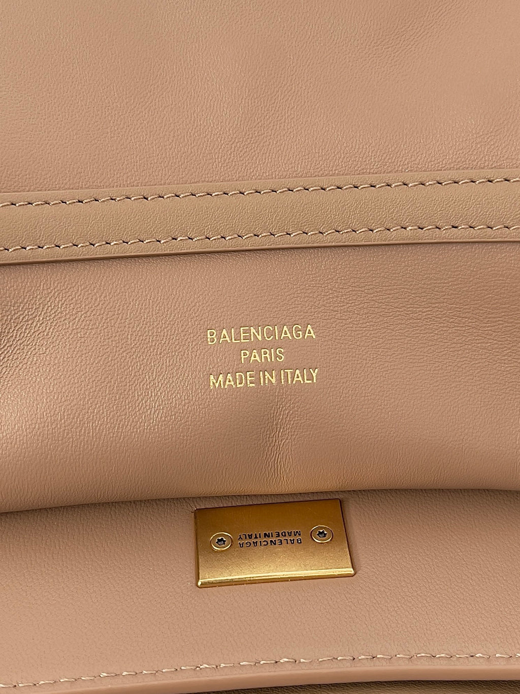 Beige Balenciaga Medium Rodeo Bag