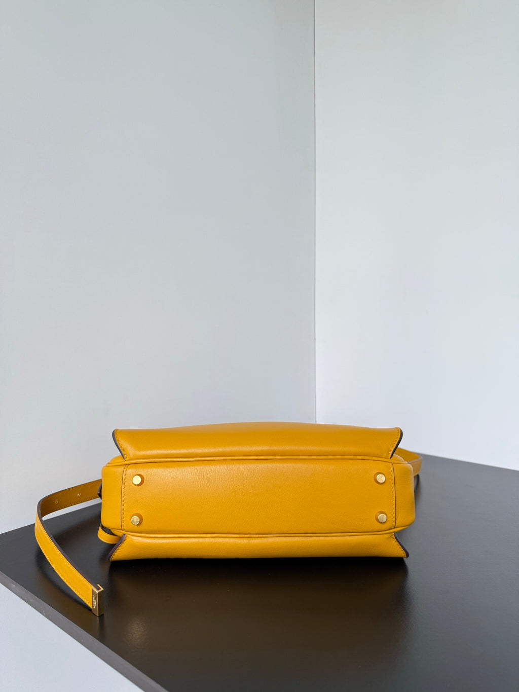 Balenciaga Le 7 Shoulder Bag in “Curry”