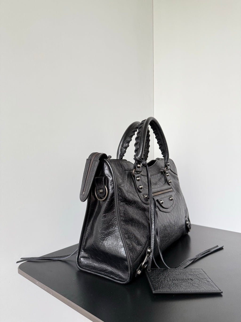 Black Medium Balenciaga Le City Bag