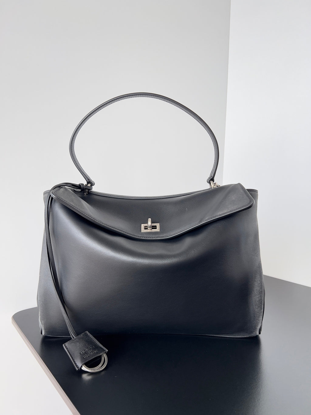 Black Medium Balenciaga Rodeo Bag
