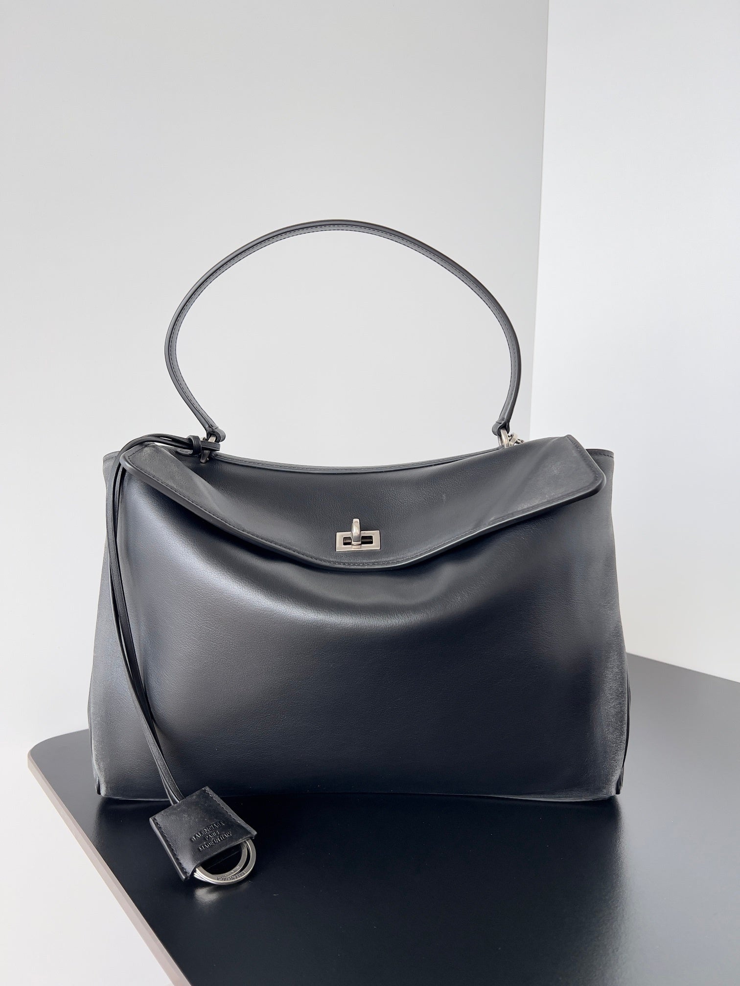 Black Medium Balenciaga Rodeo Bag