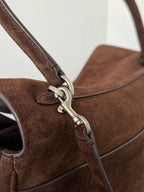 Brown Suede Medium Balenciaga Rodeo Bag