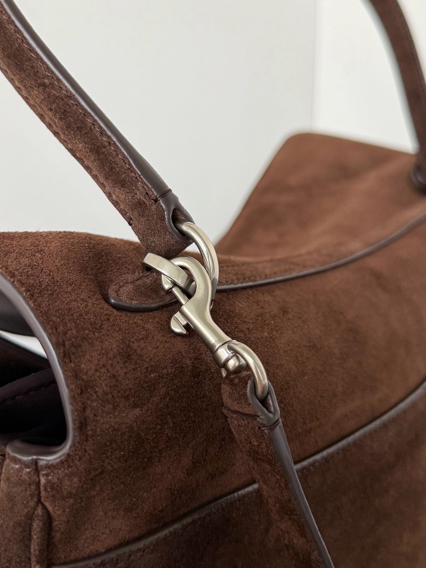 Brown Suede Medium Balenciaga Rodeo Bag