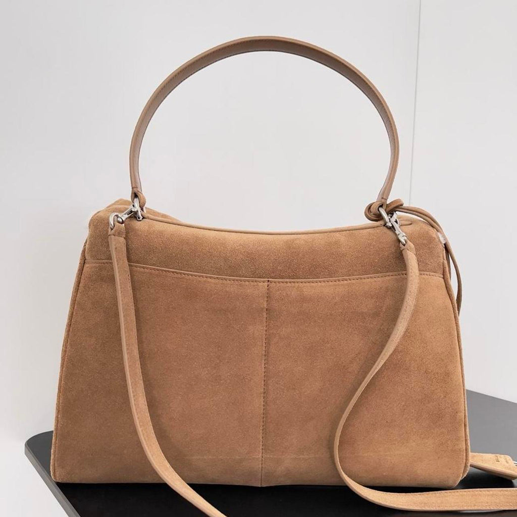 Balenciaga Medium Women's Rodeo Handbag in Noce/White
