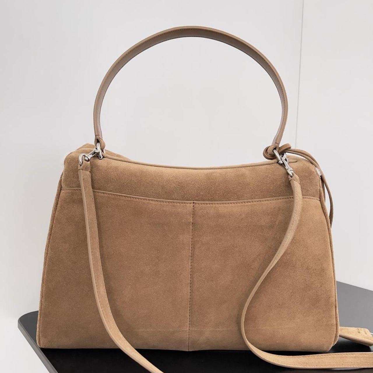 Balenciaga Medium Women's Rodeo Handbag in Noce/White