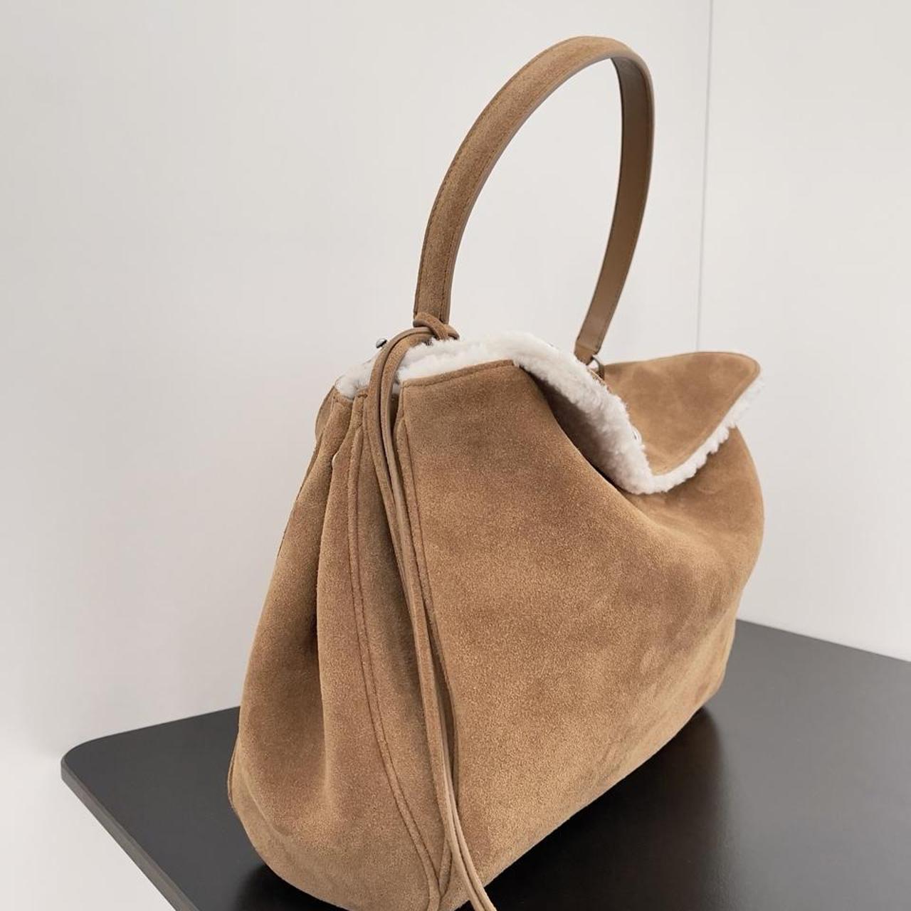 Balenciaga Medium Women's Rodeo Handbag in Noce/White